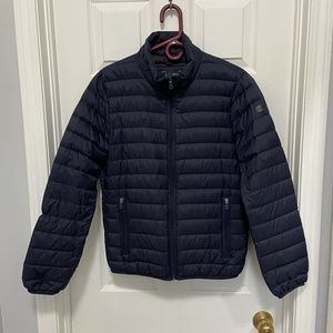 Armani Jeans Navy Down Puffer Jacket